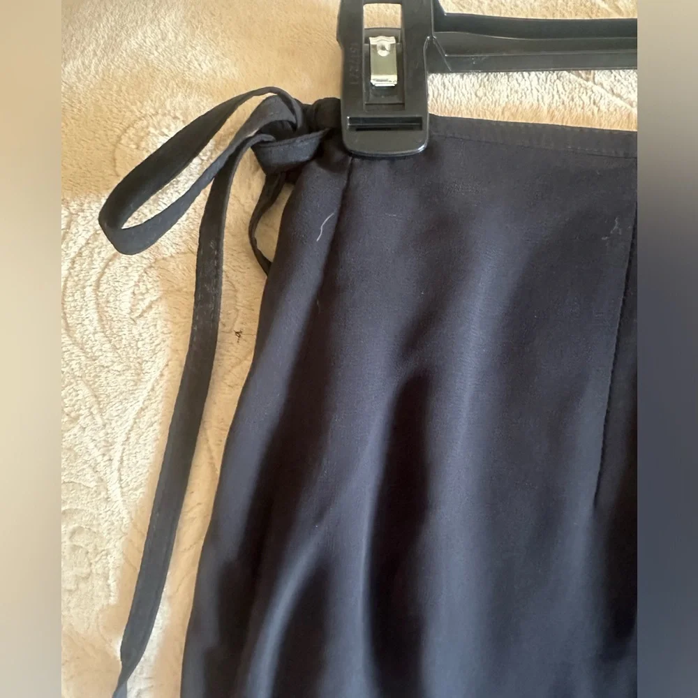 The Limited Womens Black Skirt Side Tie A-Line Chiffon Lite Tutu Tutu Skirt Sz 2 - Picture 5 of 12
